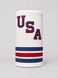 USA Hockey Classic Driver Headcover | Premium White Vintage Hockey-Inspired Driver Headcover