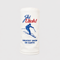 Ski Utah! Driver Headcover | Premium White Ski Utah! License Plate Driver Headcover