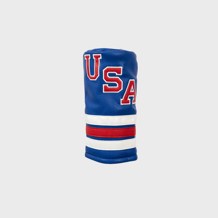 USA Classic Fairway Wood Cover | Premium Vintage Hockey-Inspired Fairway Wood Cover
