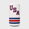 USA Hockey Classic Driver Headcover | Premium White Vintage Hockey-Inspired Driver Headcover